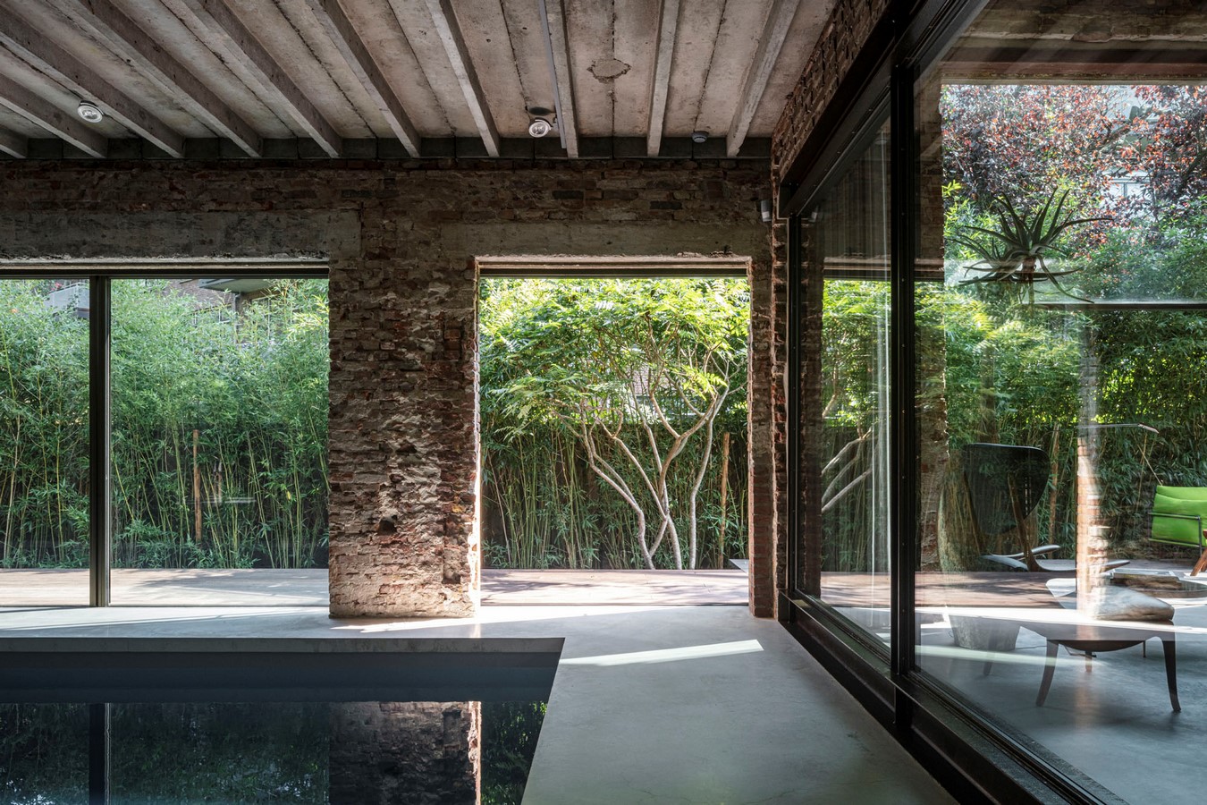 Abandoned 1940s Sports Building converted into New Villa With Naked Brick Walls by MASA Architects - Sheet11