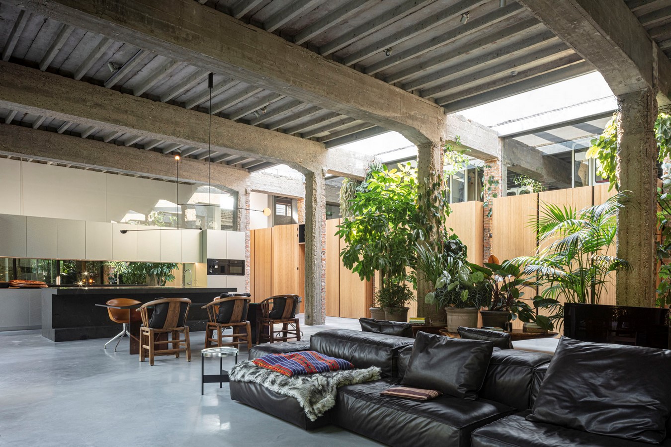 Abandoned 1940s Sports Building converted into New Villa With Naked Brick Walls by MASA Architects - Sheet2