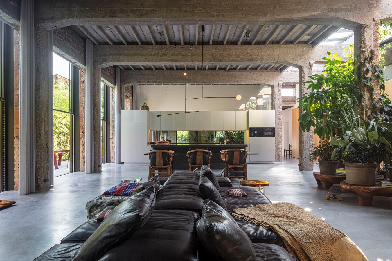 Abandoned 1940s Sports Building converted into New Villa With Naked Brick Walls by MASA Architects - Sheet4