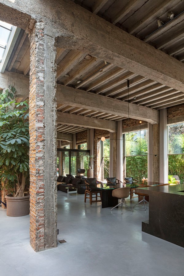 Abandoned 1940s Sports Building converted into New Villa With Naked Brick Walls by MASA Architects - Sheet5