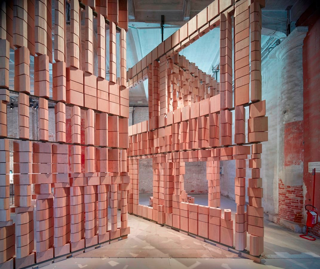 Dialogue Between Architecture and the Environment celebrated by Leonmarcial Installation at the Venice Biennale 2021 - Sheet2