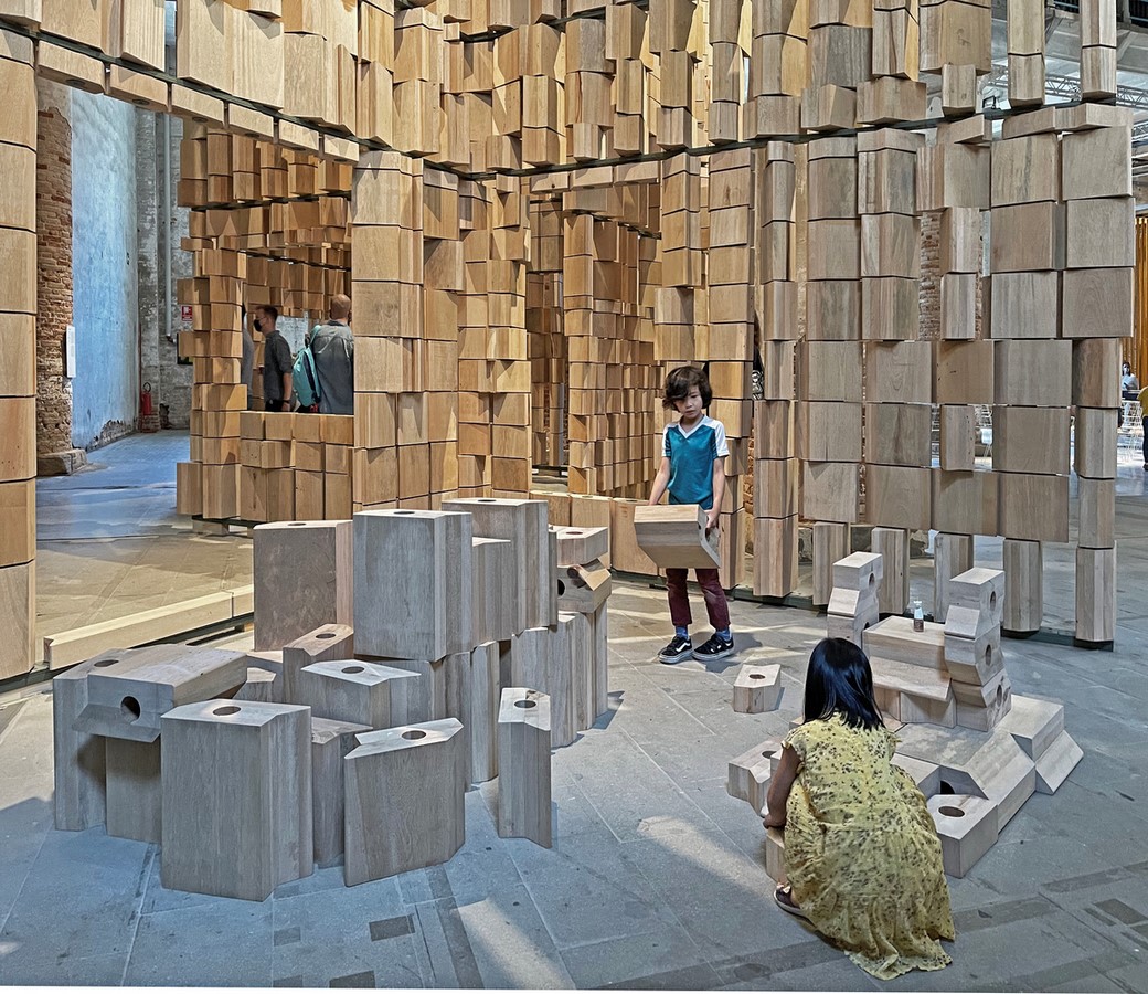 Dialogue Between Architecture and the Environment celebrated by Leonmarcial Installation at the Venice Biennale 2021 - Sheet4