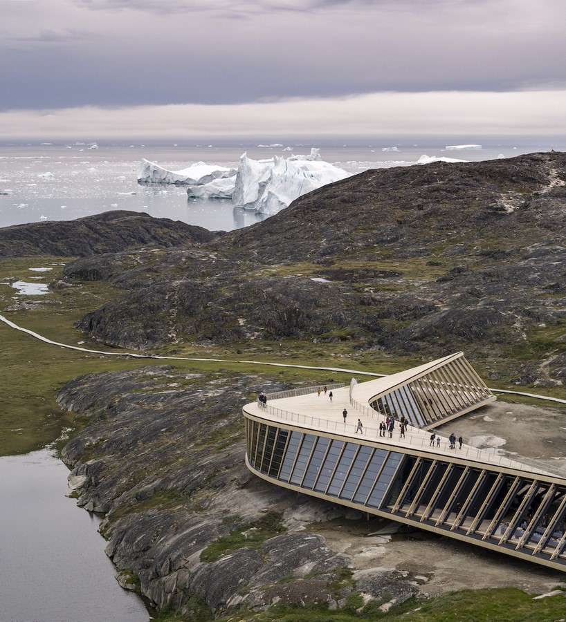 Curved Icefiord Centre In The UNESCO-Protected Area Of Greenland completed by Dorte Mandrup - Sheet7