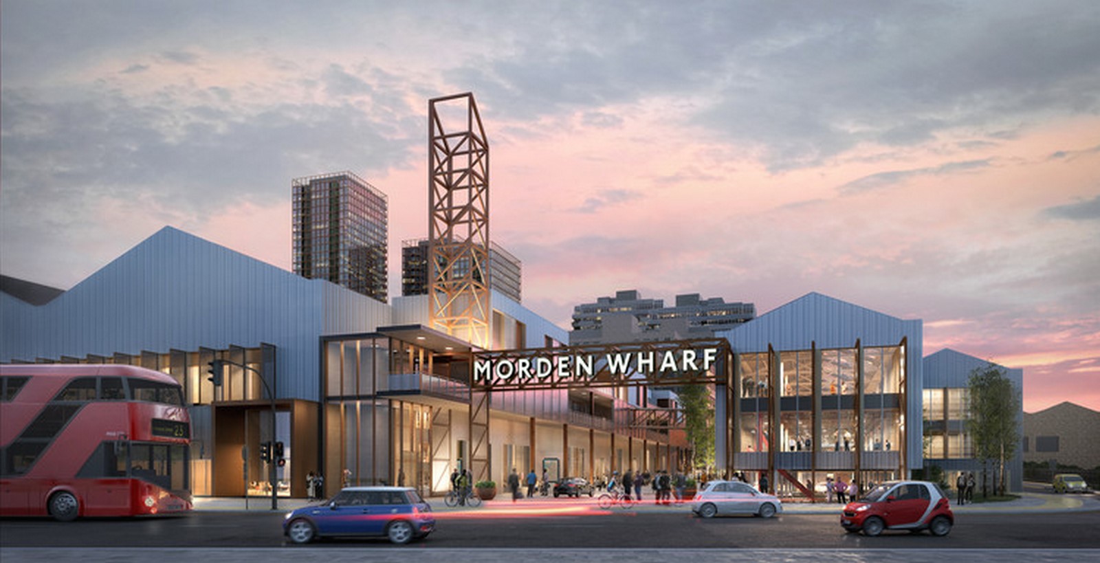 Masterplan by OMA / Reinier De Graaf For Morden Wharf In London Gets Planning Consent - Sheet1