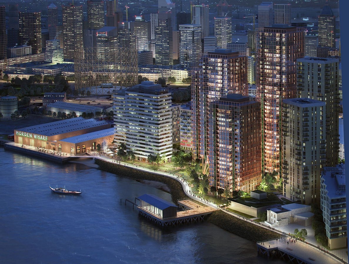 Masterplan by OMA / Reinier De Graaf For Morden Wharf In London Gets Planning Consent - Sheet6