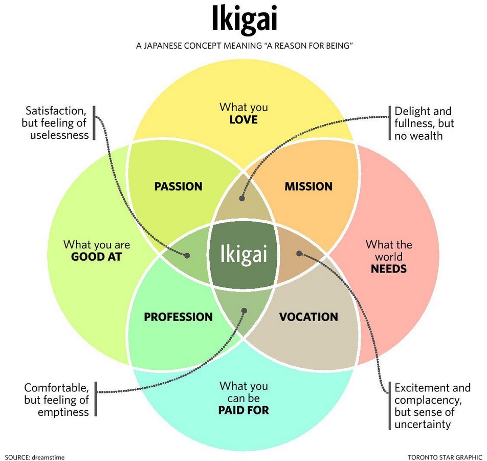How can we use the concept of IKIGAI in Interior Design - Sheet2