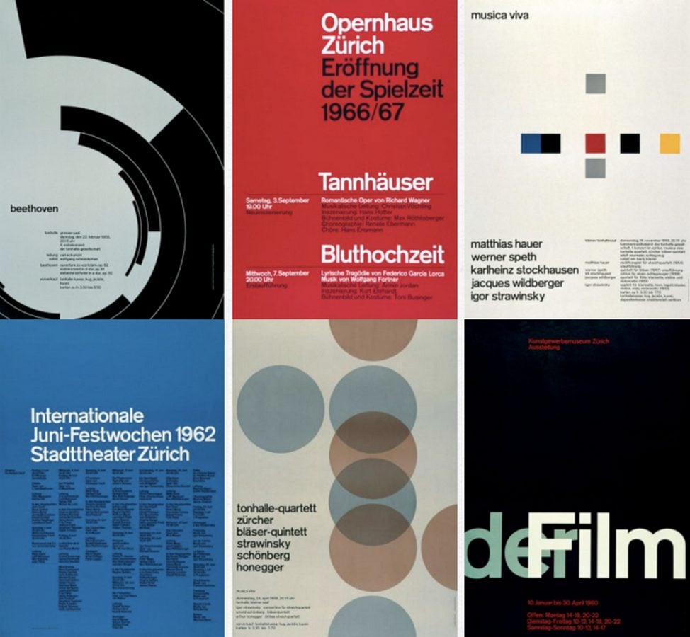 Poster designs by Josef Muller Brockmann_©ux design