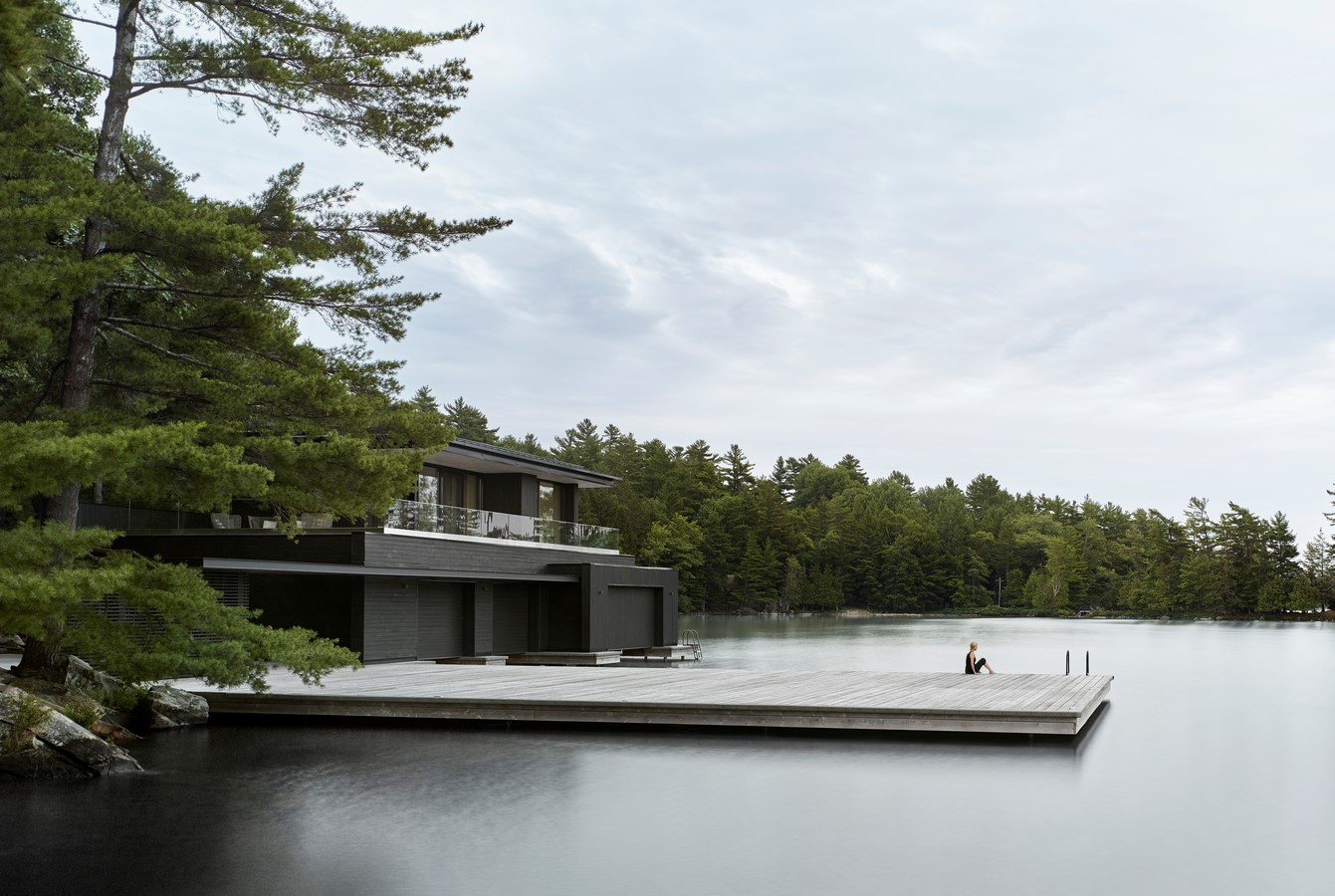 Muskoka Boathouse by Akb Architects - Sheet1