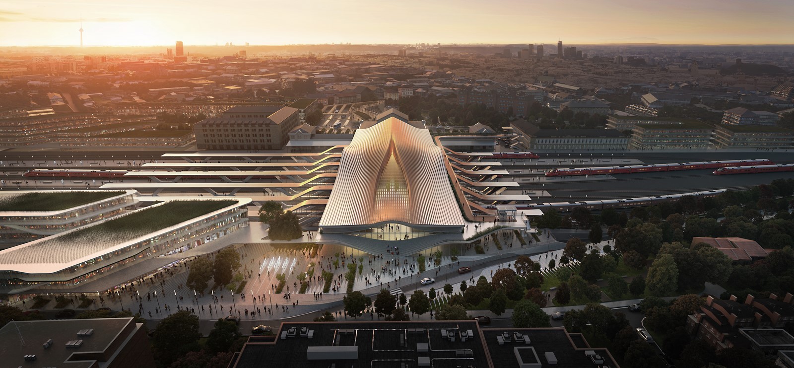 Vilnius Railway Station by Zaha Hadid Architects - Sheet11