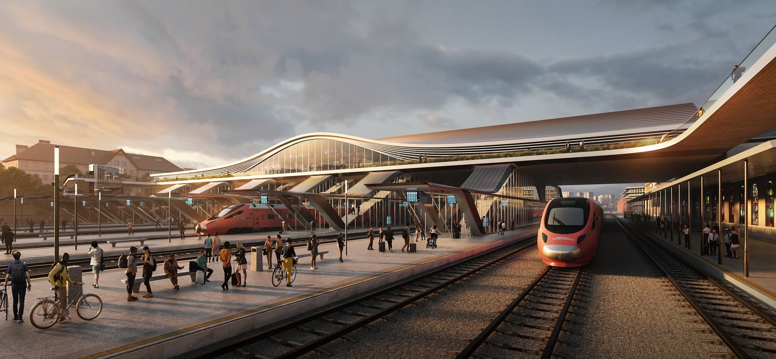 Vilnius Railway Station by Zaha Hadid Architects - Sheet7