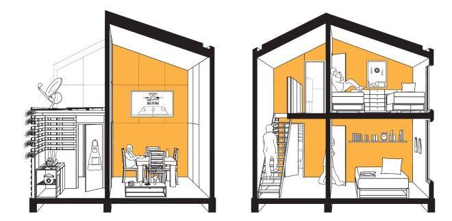 Social housing in Ciudad Acuña, Mexico - Sheet7