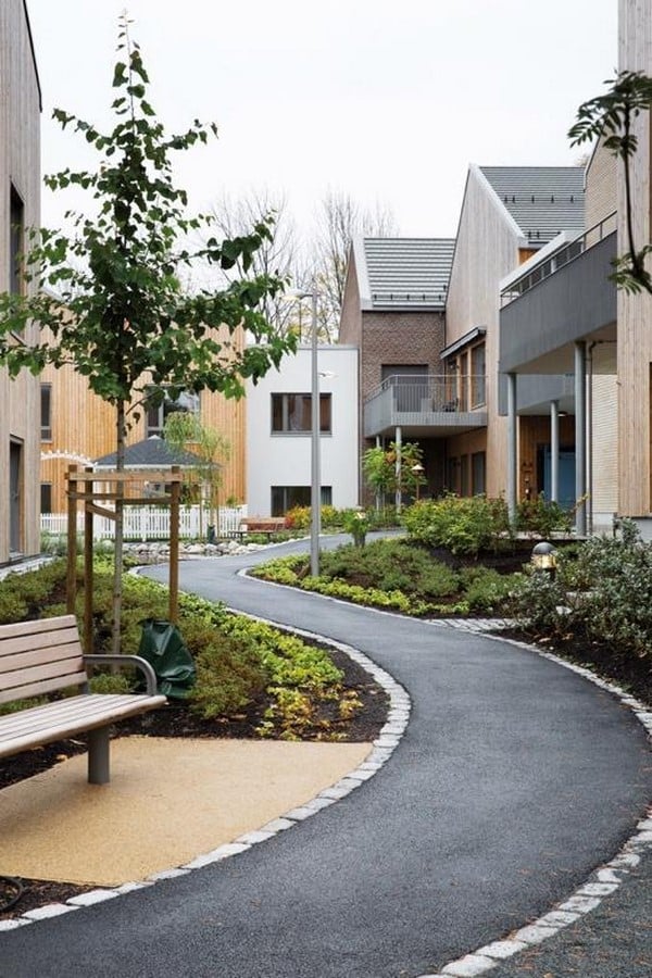 Design Squares and pathways that make them step outdoors_Photo credits dementiavillage.com