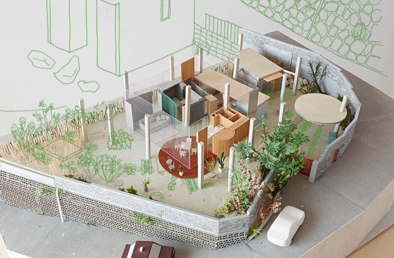House Momoyama by Erika Nakagawa Office: Ambiguous Border - Sheet10