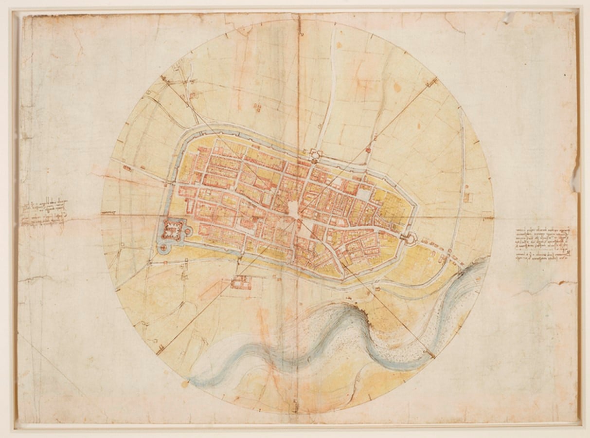 Leonardo da Vinci and the “satellite” map made in 1502 - Sheet3
