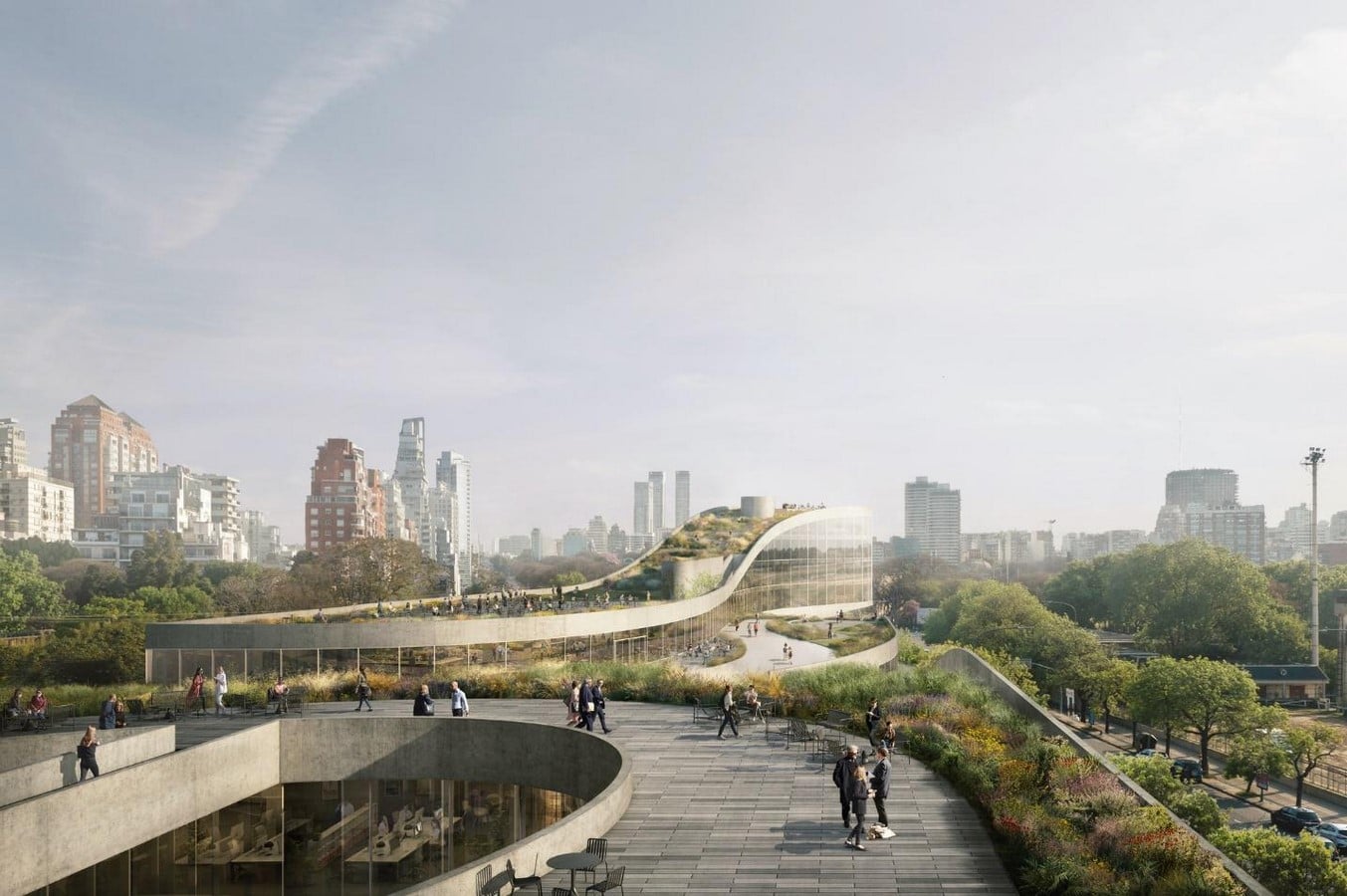Old Parking Lot into Mixed-Use Project and Public Park in Buenos Aires transformed by ODA - Sheet1