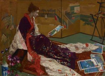 James Whistler's 1864 Caprice in Purple and Gold: The Golden Screen | Credits: The Art Story