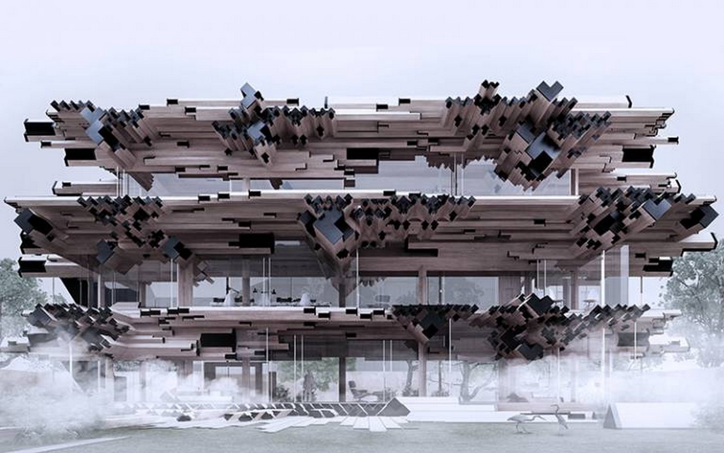 Discrete Architecture_©Gilles Retsin