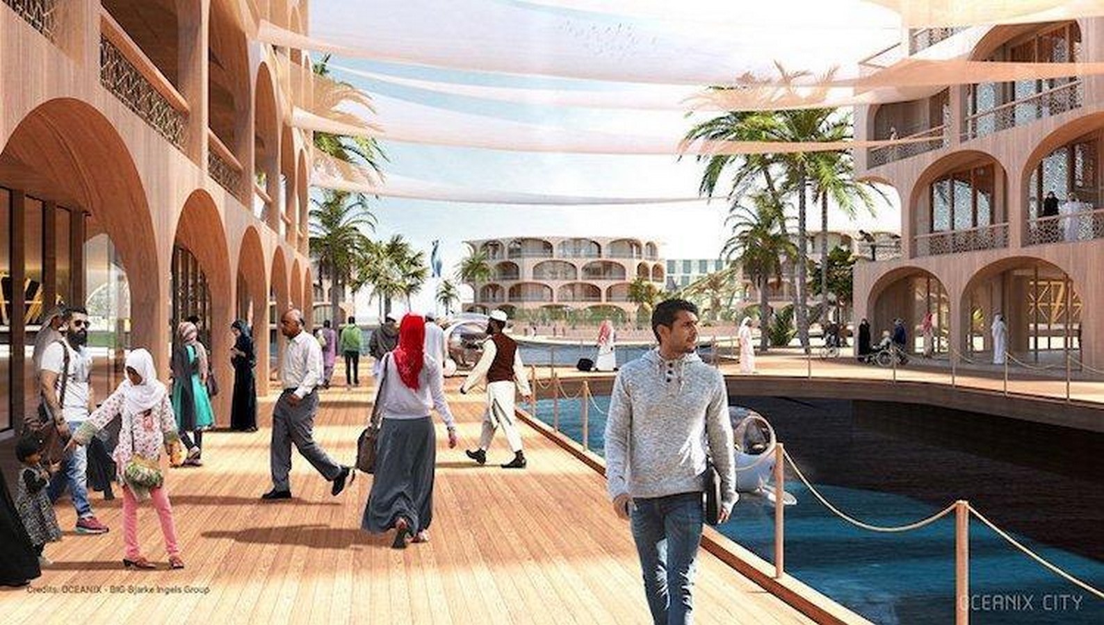 Coral friendly floating city_@BIG