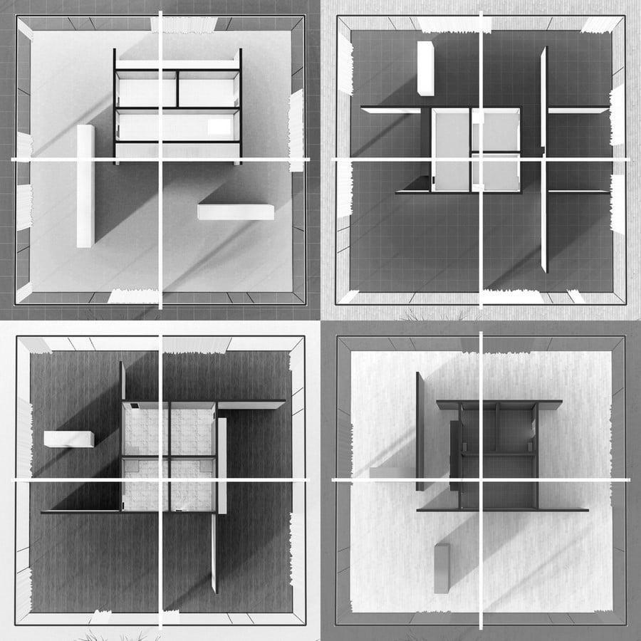 The Core House by Ludwig Mies van der Rohe: A Theoretical Project - Sheet6