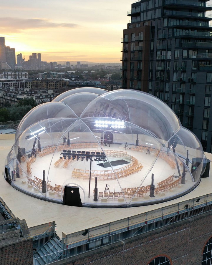 Alexander McQueen Show in London to feature a Transparent dome designed by Smijan Radic - Sheet1