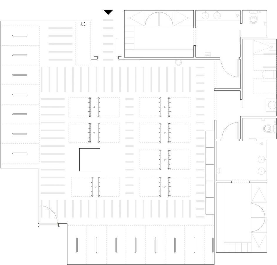 Bicycles and Electric Scooters Parking Space by m2 arquitectas: Minimalist Space - Sheet2