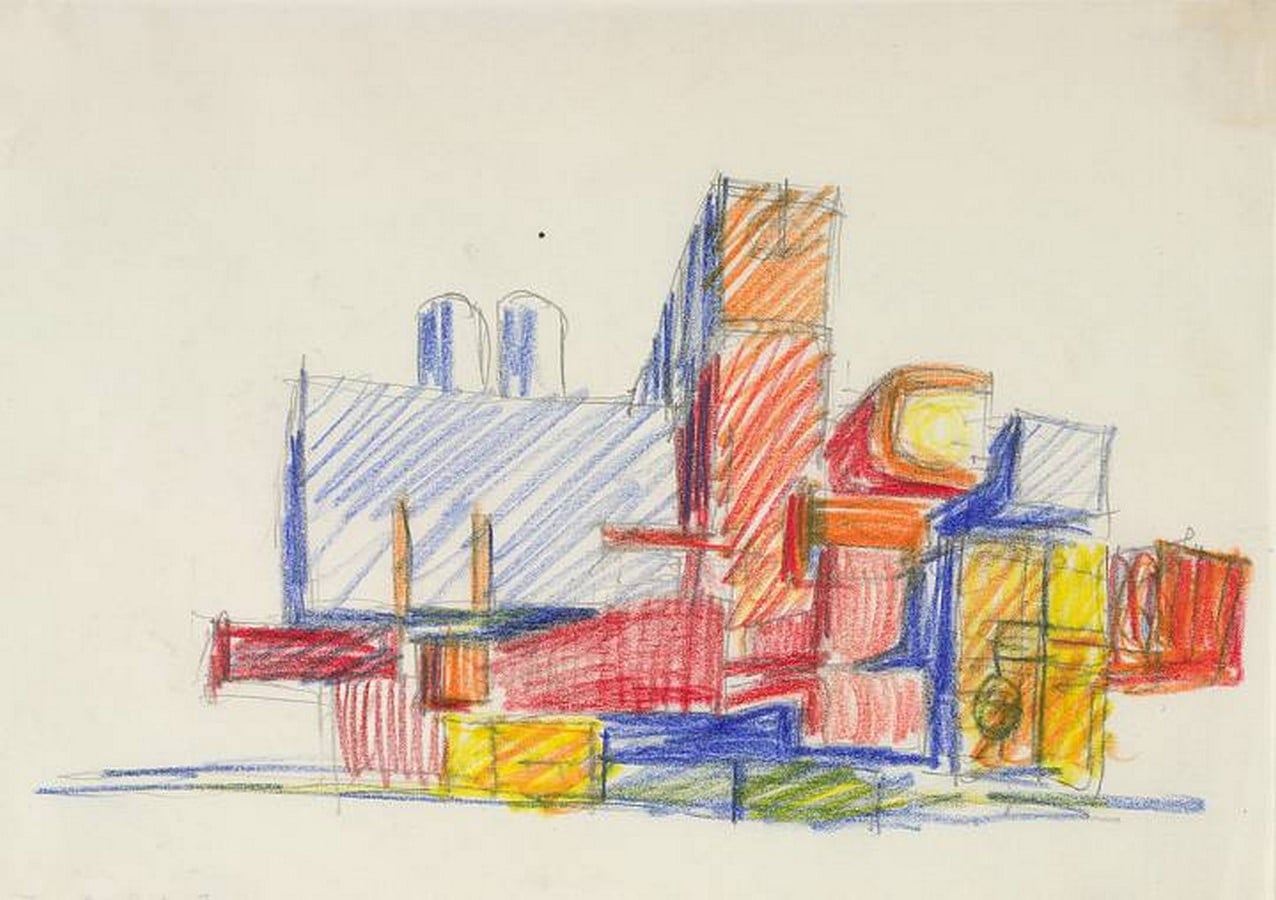 Rauchstrasse Apartments by Hans Hollein: Tiergarten Robert Krier Plan - Sheet3