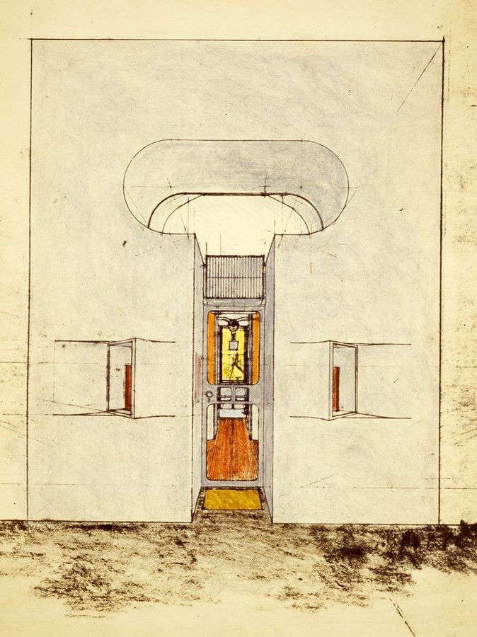 Rauchstrasse Apartments by Hans Hollein: Tiergarten Robert Krier Plan - Sheet4