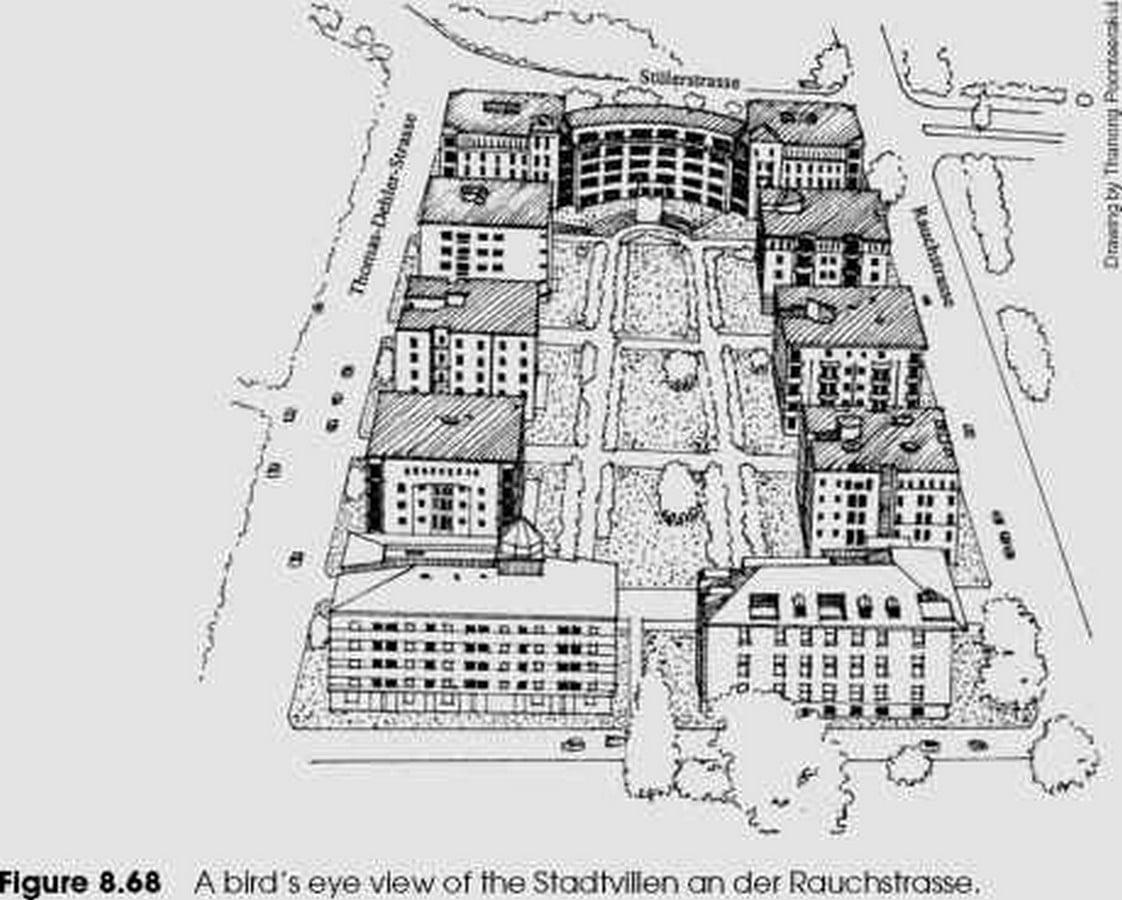 Rauchstrasse Apartments by Hans Hollein: Tiergarten Robert Krier Plan - Sheet6