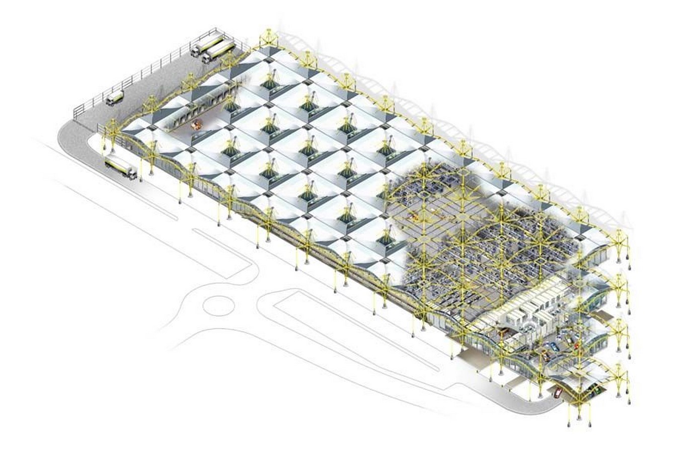 Renault Distribution Center by Foster + partners: A High Tech Building - Sheet2