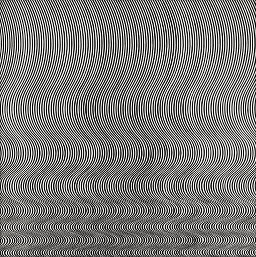 Bridget’s work in Fall_©https://www.tate.org.uk/art/artworks/riley-fall-t00616