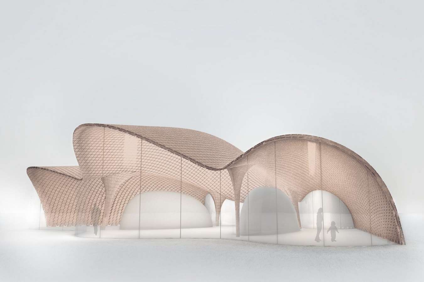 Abalone House with Carbon dioxide absorbent roof tiles_ ©ExplorationArchitecture