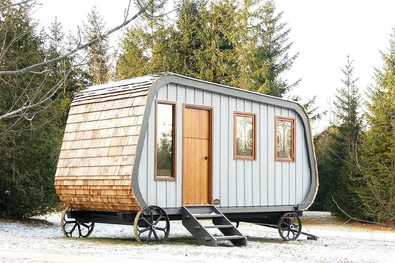 A tiny home on wheels_©Tiny Home America