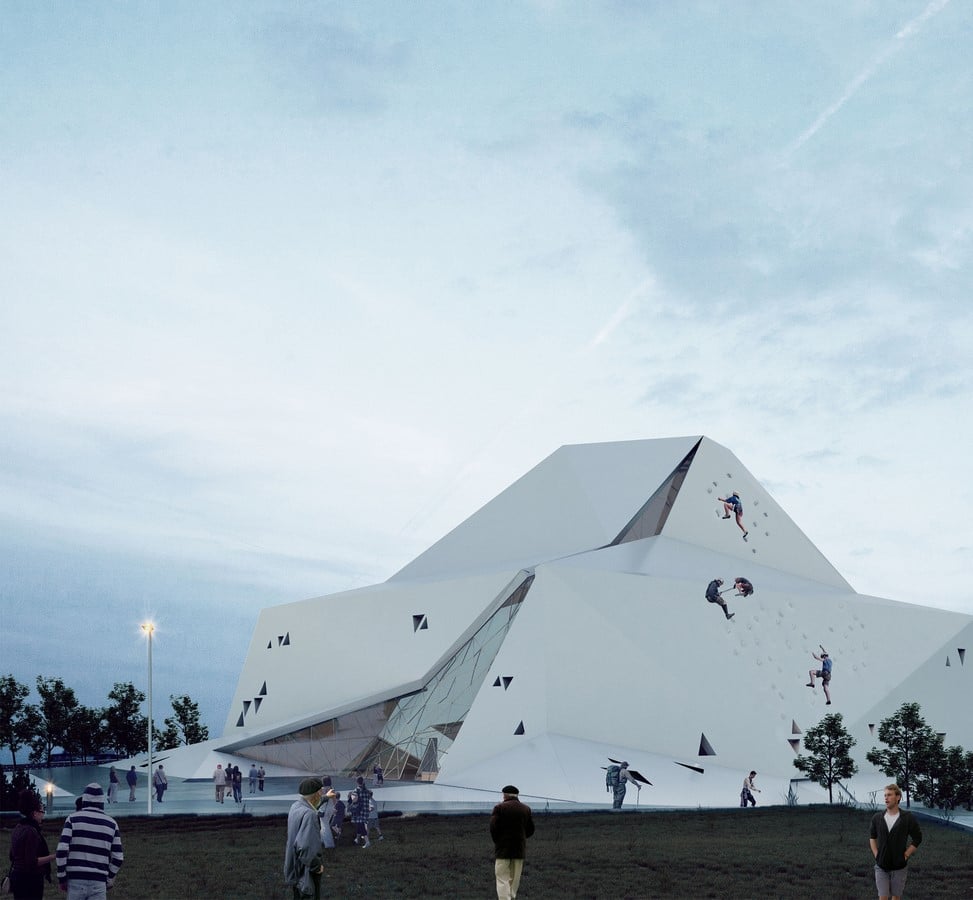 Polour Rock climbing hall By New wave Architecture - Sheet6