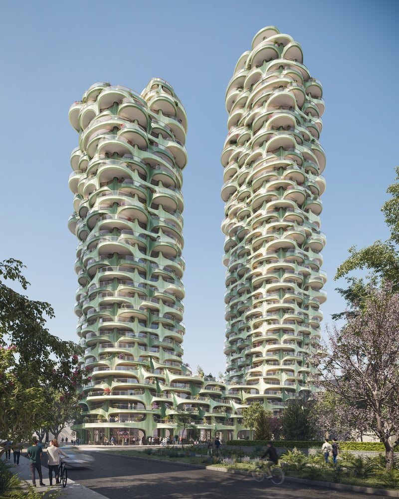 Vancouver's 1700 Alberni Towers Design updated by Heatherwick Studio - Sheet11
