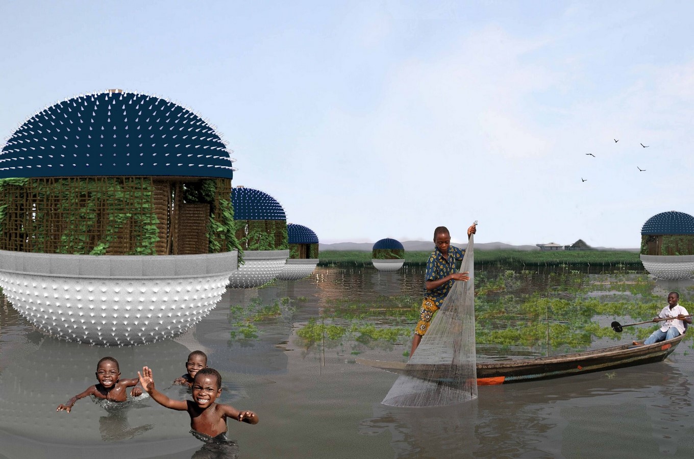  A system of smart houses that adapts to rising sea levels proposed by Sajjad Navidi - Sheet3