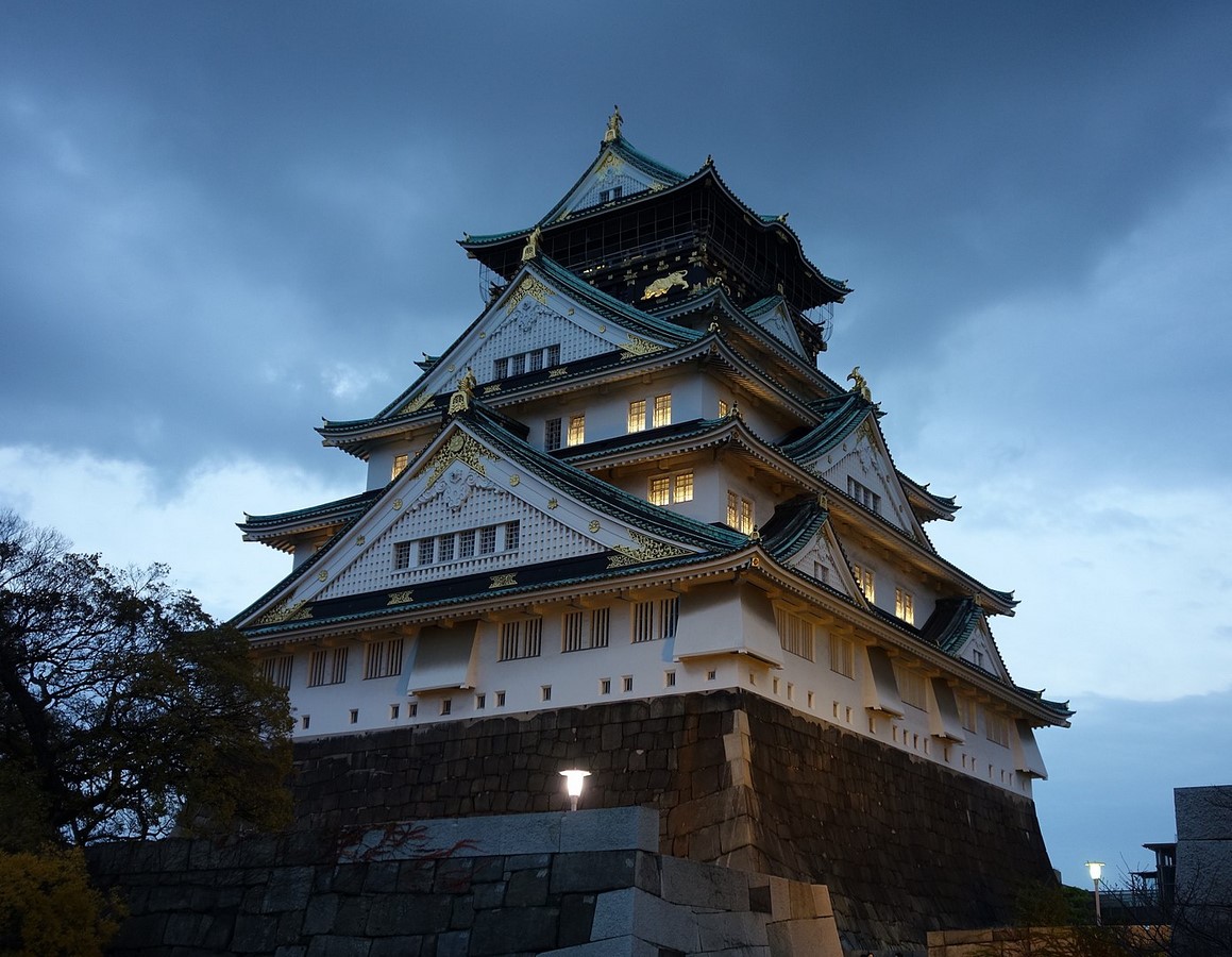 Osaka Castle, Japan: Rising from the ground - Sheet5