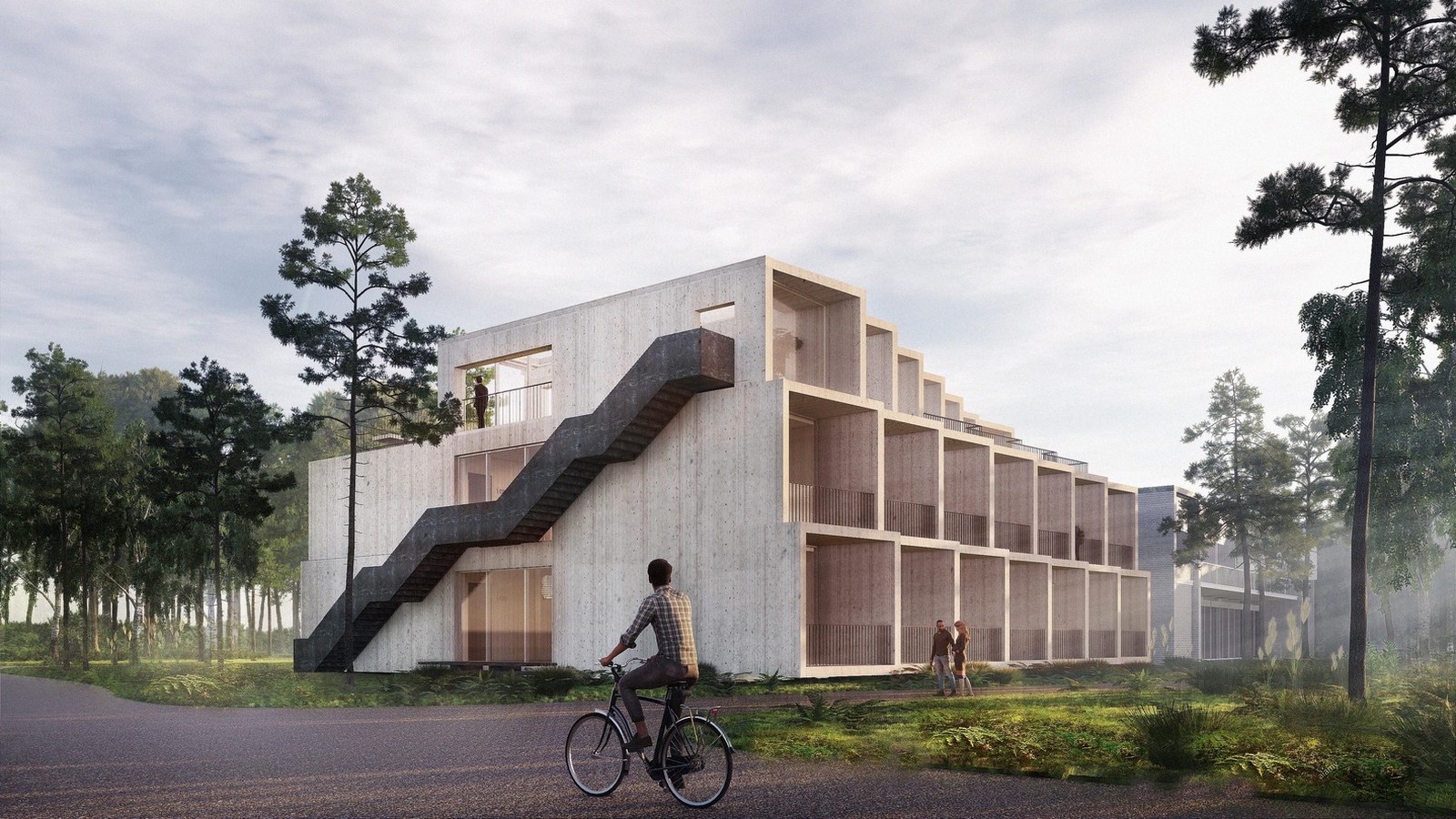 Structural parts designed with reversible joints to be reused in future _©3XN and GXN architects