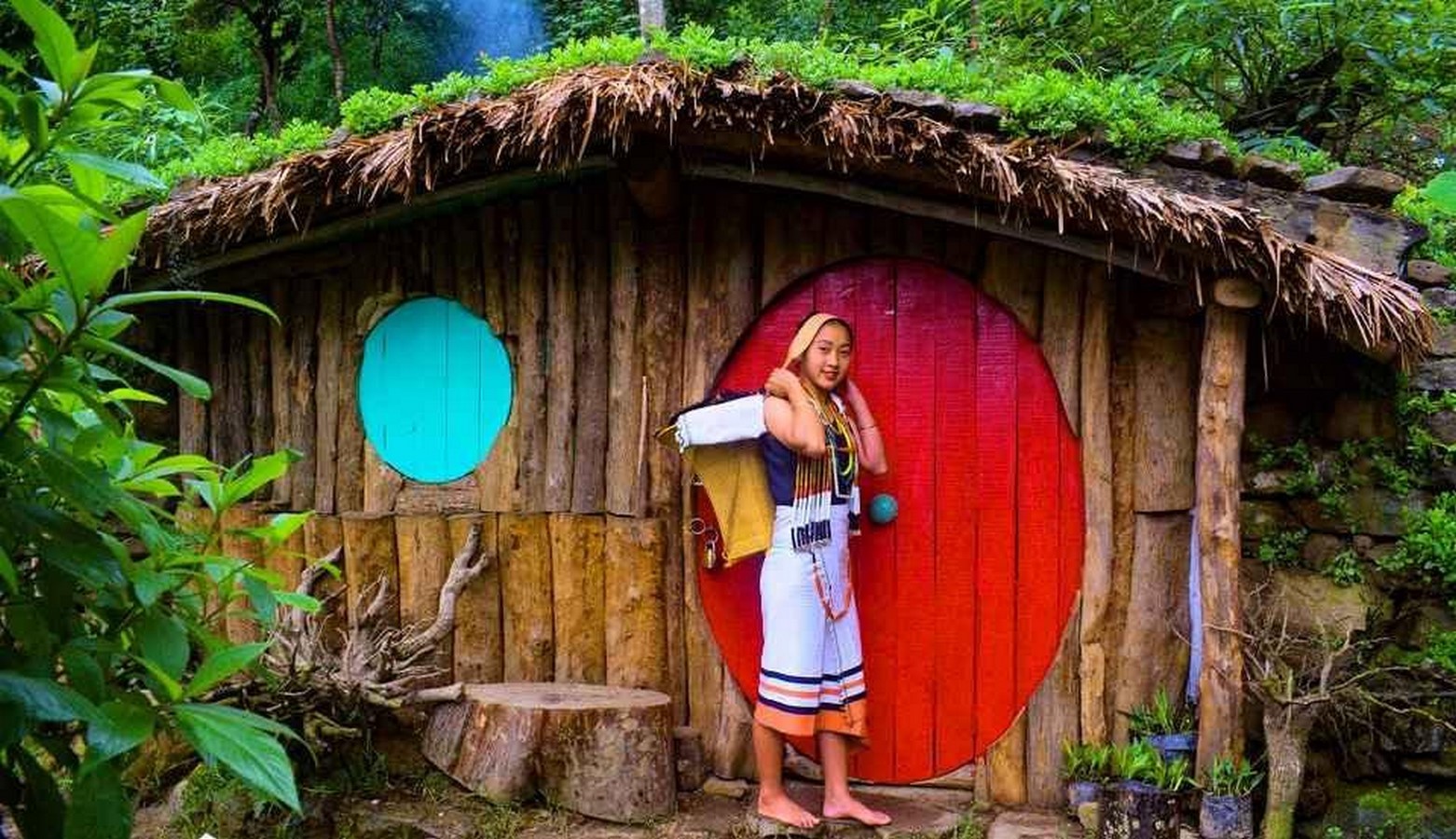 Hobbit home at Khonoma Village, Nagaland_©Bongyatri/ tripoto.com