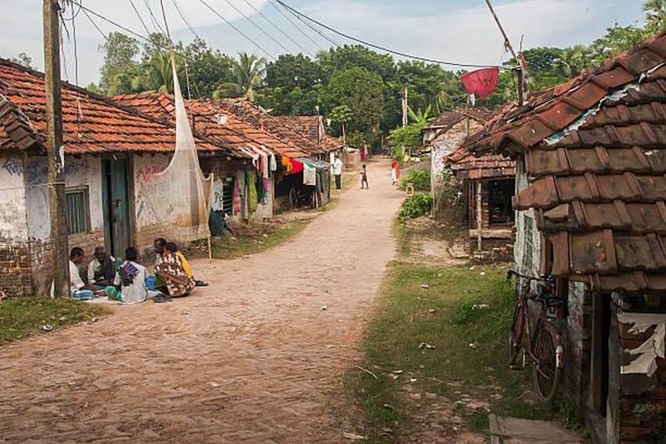 Houses around a street in an Indian village_©Lukasz Nowak1