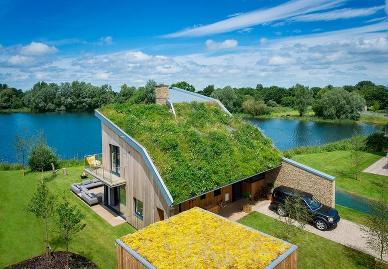 20 Modern residences with sloping roofs - Sheet10