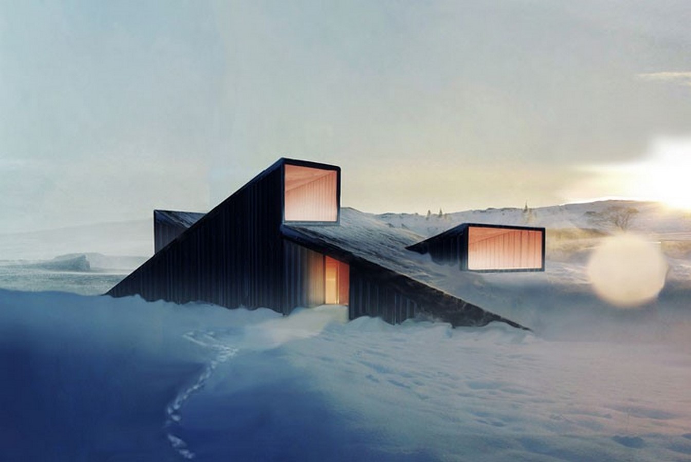 Mountain Hill Cabin_©www.dezeen.com/2011/11/23/mountain-hill-cabin-by-fantastic-norway/