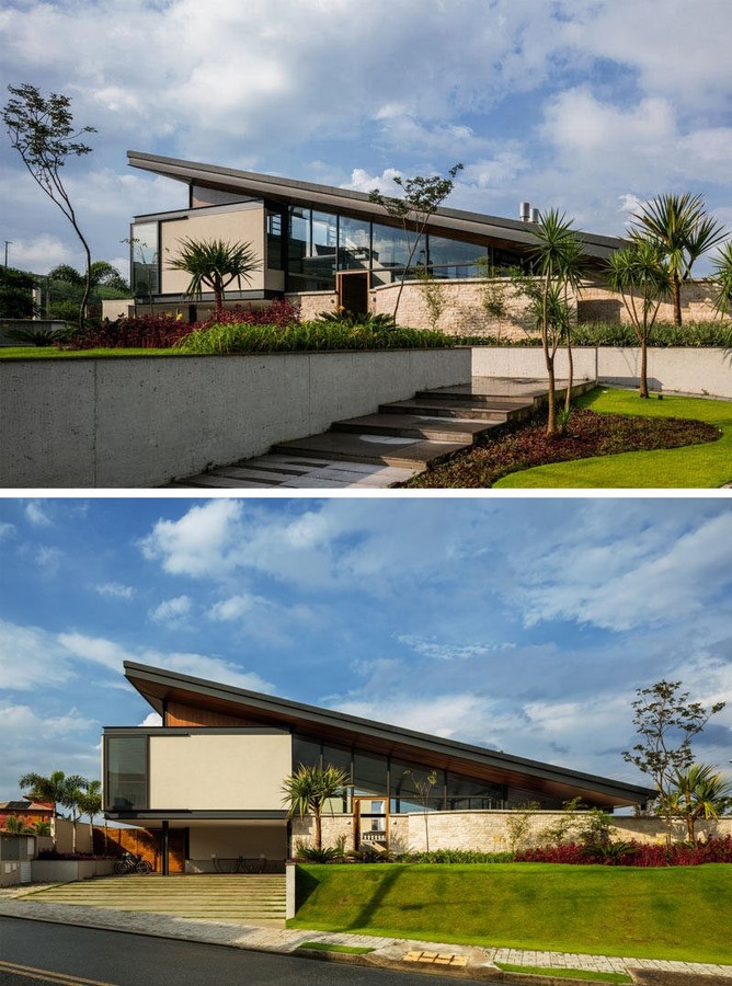 20 Modern residences with sloping roofs - Sheet5
