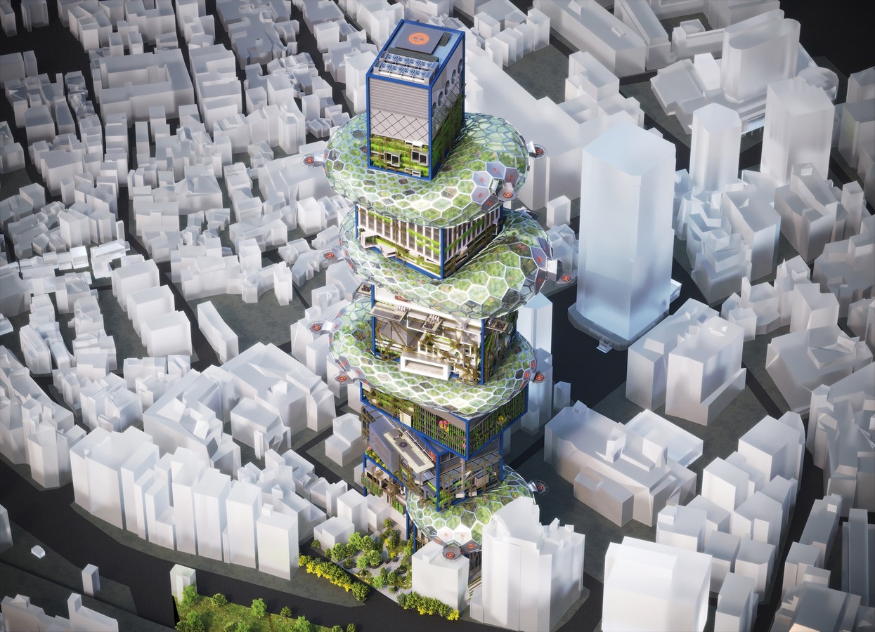 Shibuya Hyper CAST. 2 By Noiz Architects - Sheet1
