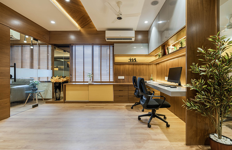 Corporate office interior design at Gala Empire, Ahmedabad By Prashant  Parmar Architect - RTF | Rethinking The Future