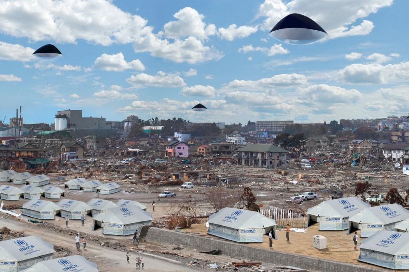 Zephyr solar helps disaster victims _©Julie Dautel