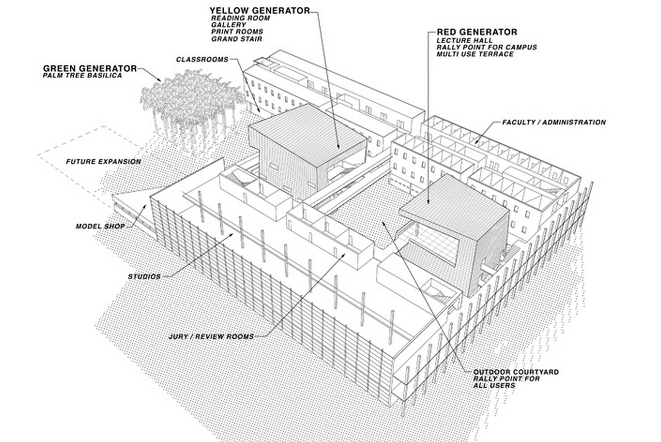School of Architecture by Bernard Tschumi Architects: Learning creativity with a creative space - Sheet2