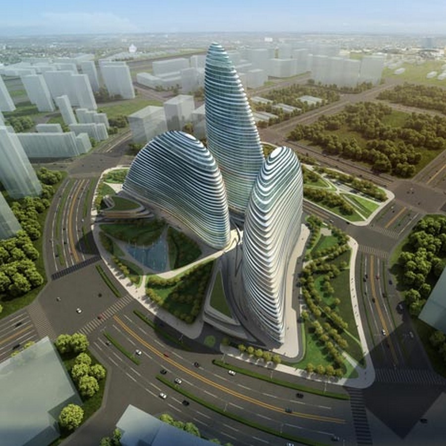 Wangjing SOHO by Zaha Hadid Architects: Dancing Fans - Sheet2