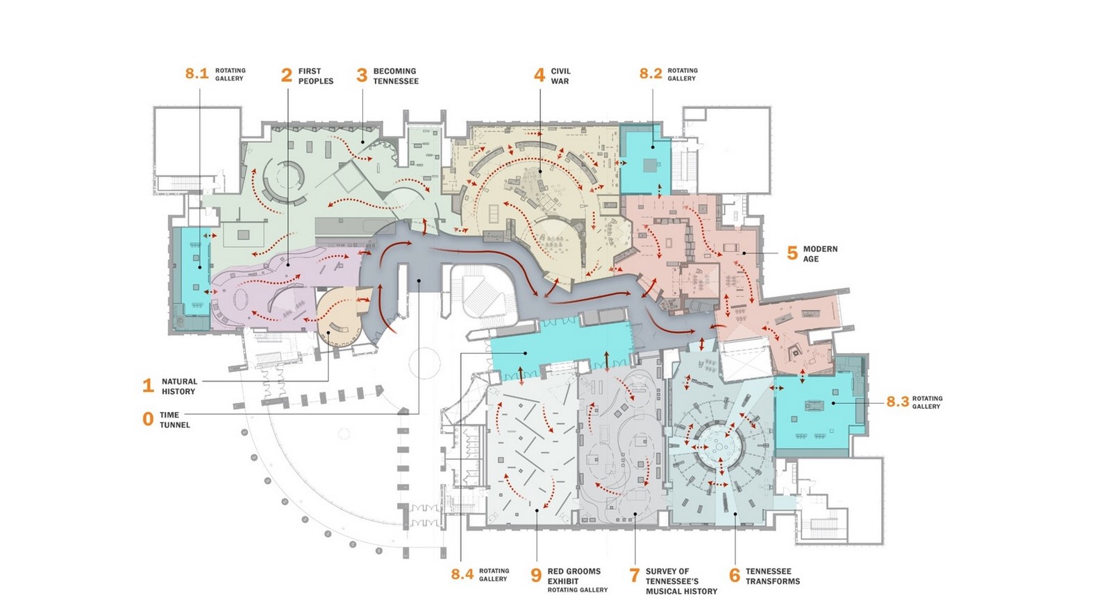 The Tennessee State Museum by EOA Architects + HGA - Sheet5