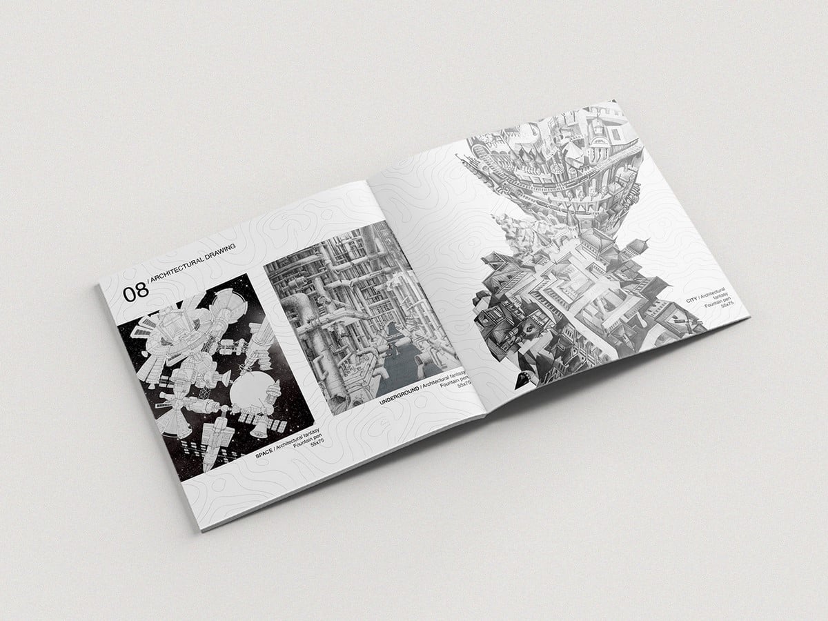 What should be the ideal length of your architecture portfolio?