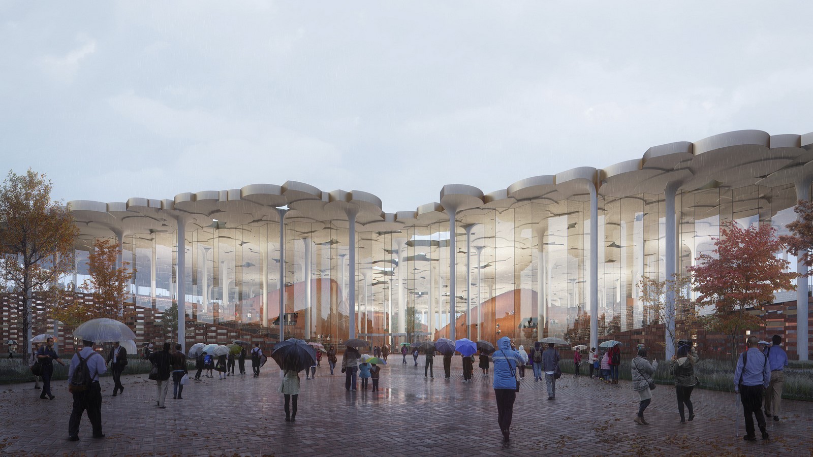 Beijing sub-center library by Snøhetta: Inspired by Forest - Sheet2